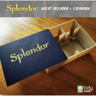 Tidy Insert สำหรับเกม Splendor และ Cities of Splendor (เกมค้าเพชร และ เกมค้าเพชรมหานคร)