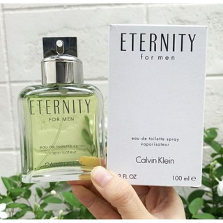 ของแท้ ‼️Calvin Klein Eternity For Men Eau De Toilette 100ml. กล่องTester  กล่องเทสเตอร์