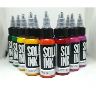 Sct(03) #SOLID INK หมึกสัก โซลิด อิ๊ง สีสด ติดง่าย ทนนาน จากUSA ขนาด 1 ออนซ์ *1/2