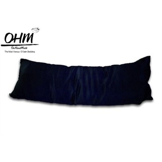 OHM ปลอกหมอนบอดี้ ผ้าเครปซาติน 220 เส้น ขนาด 20 นิ้ว x 48 นิ้ว (สีกรมท่า)