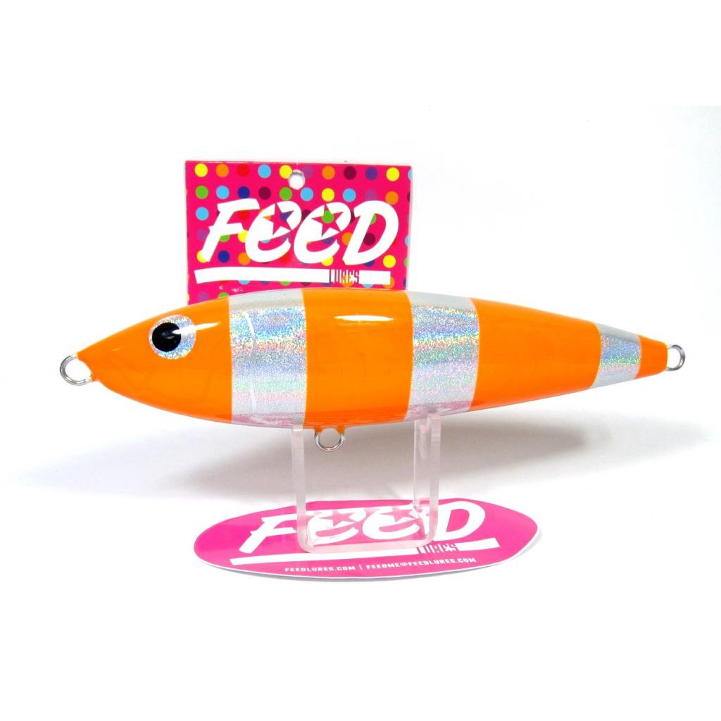 Feed Lures Slash 130 Hand Made Stick Bait Sinking Lure 130 กรัม