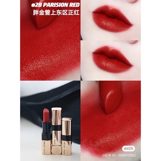 Bobbi Brown Luxe lip color 2.5g (เกินครึ่งไซส์จริง) สี Parision Red