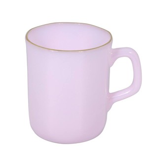 PEARL แก้วเนื้อมุก CP 50- มักเหลี่ยมสีชมพู (Pink polygon mug)