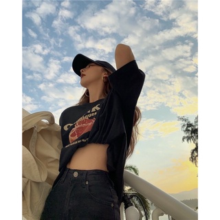 Seoul.Fluffy เสื้อยืดโอเวอร์ไซส์ เซ็ตอาหารจีน 🥟 น่ารัก สไตล์ญี่ปุ่น โทนสีพาสเทล