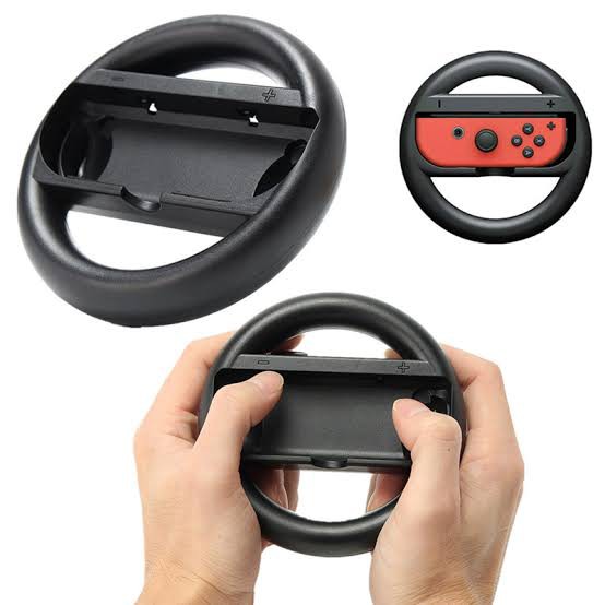 พวงมาลัย Nintendo Switch [กล่องละ 2 อัน] [เล่น mariokart8] [iplay Switch Handle steering wheel] [Joy Con Wheel Pair]
