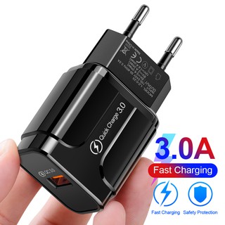 Original Safe Quick Charge 3.0 USB Charger 5V 3A Fast Charging Adapter Mobile Phone Charger Universal Tablet