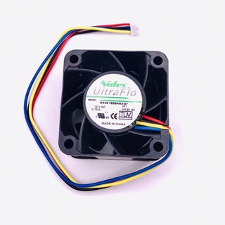 พัดลม mini รุ่น Ultraflo w40S12854A5-07DC12V-0.73A พัดลมระบายความร้อน ระบายอากาศ พัดลมติดฮิทซิงค์ ขนาด 40*40*30mm 4สาย