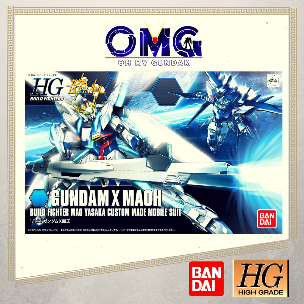 Bandai HGBF Gundam X Maoh 58786 1/144 1 144 Gundam OMG High Grade Build Fighters HG X Maoh Gundam XM