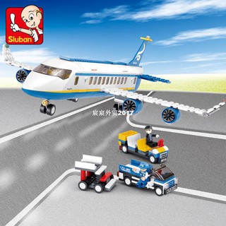 ตัวต่อเครืองบิน Sluban 0366 ของเล่นส่งเสริมพัฒนาการ สำหรับเด็กอายุ 3 ปีขึ้นไป จำนวน 463 ชิ้น -ของเล่น ของขวัญ ของสะสม
