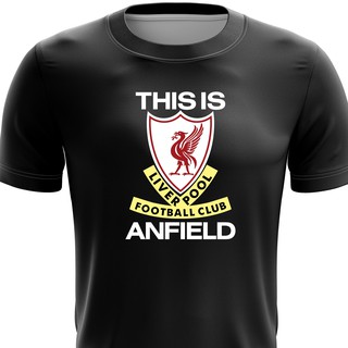 เสื้อยืด ลาย Liverpool FC แบบแห้งเร็ว ไซซ์ XS - 7XL