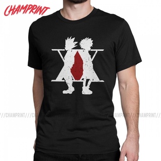 ใหม่ เสื้อยืดคอกลม แขนสั้น ผ้าฝ้าย 100% พิมพ์ลาย Hunter X Hunter Gon And ua สไตล์วินเทจ สําหรับทุกเพศS-5XL