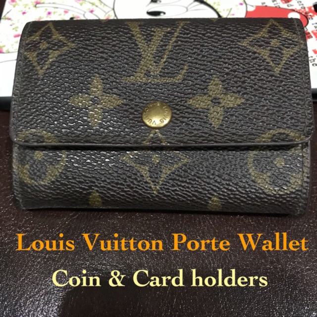 (มือ2) LV Coin &amp; Card holder Monogram ของแท้💯