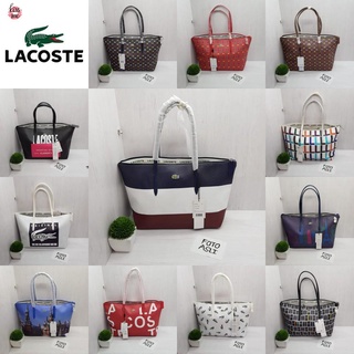 มาแรง ใหม่ Lacoste Classic กระเป๋าโท้ท - กระเป๋าแฟชั่นผู้หญิง - กระเป๋าสะพายข้าง - กระเป๋าโท้ท / TsKmi