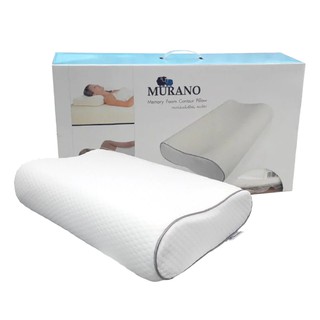 MURANO MURANO หมอนหนุน รุ่น Memory foam SD744 ขนาด 60 x 35 ซม. สีขาว หมอน หมอน เครื่องนอน บ้าน