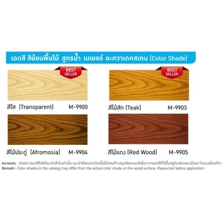 Beger สีย้อมไม้ Aqua Deckstain ขนาด 3.5 ลิตร ไร้กลิ่น สีทาไม้ สีย้อมพื้นไม้สูตรน้ำ สีโชว์ลายไม้ ชนิดด้าน