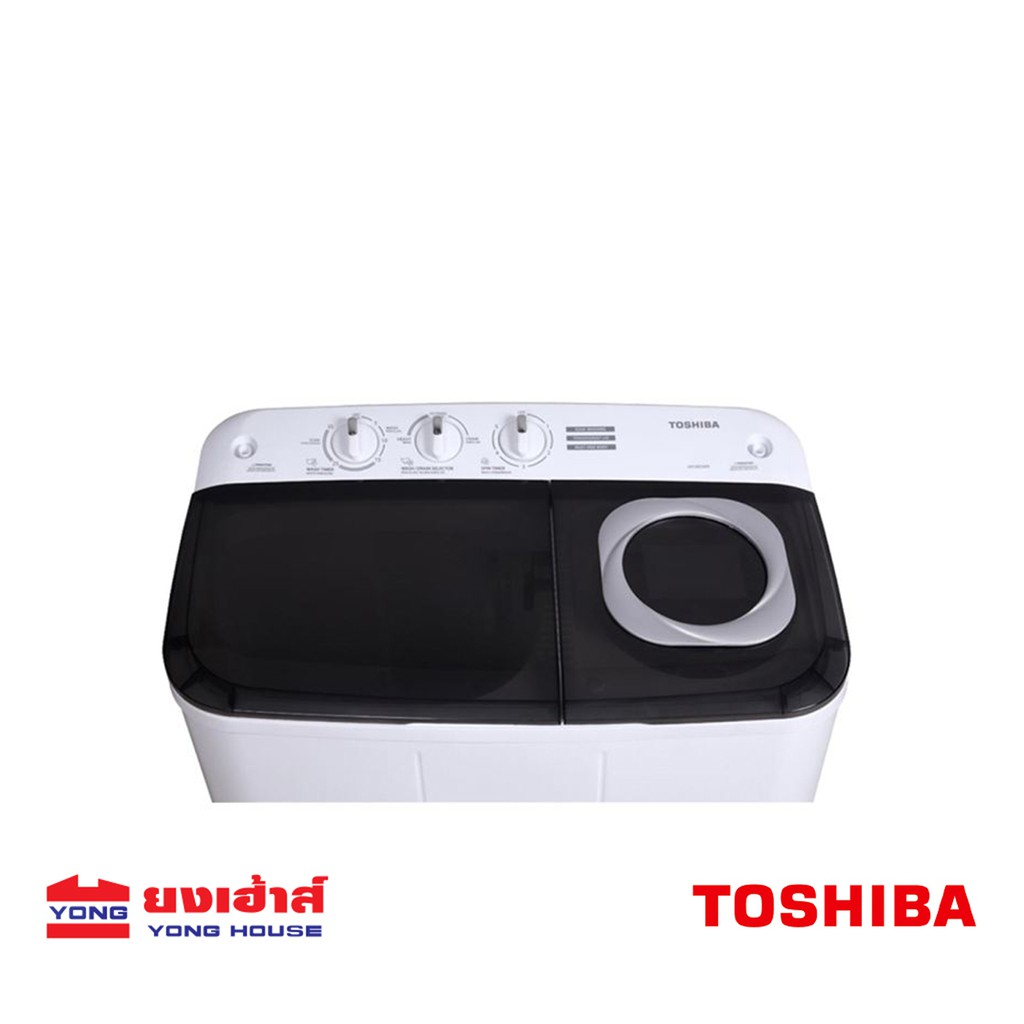 TOSHIBA เครื่องซักผ้า 2 ถัง รุ่น VH-H85MT ขนาด 7.5 KG เครื่องซักผ้าฝาบน - รูปที่ 3