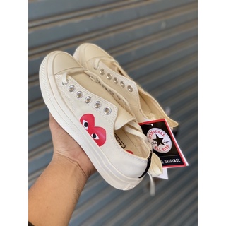 {พร้อมส่ง} รองเท้าผ้าใบคอนเวิร์สเพลย์ข้อสั้น(Convers play ) มีไซด์ 36 ถึงเบอร์ 44 ไปรองเท้าใส่เที่ยวใส่ลำลอง