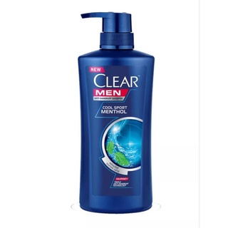 CLEAR MEN แชมพูสูตรเย็นสุดขั้ว 600 ml. ขวดละ 170 บาท หมดอายุ ปี 2025