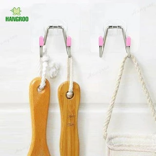 HANGROO H571 ที่แขวนของ ตะขอแขวนของ แบบติดผนัง ที่แขวนอเนกประสงค์ ไม่ต้องเจาะรู