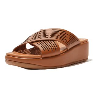 [กรอกโค้ด FITF10D ลดเพิ่ม 12%] FITFLOP LULU รองเท้าแตะแบบสวมผู้หญิง รุ่น EV1-592 สี Light Tan