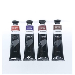 สีอะคริลิค Renaissance 45มล  (ชุดที่2/2) Renaissance  artists acrylic colour 45ml