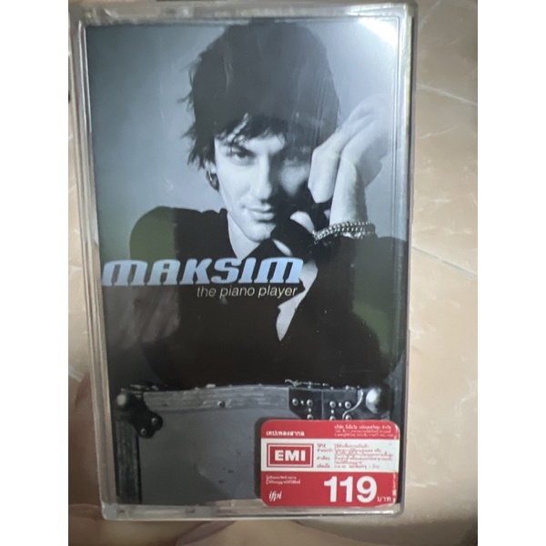 tape cassette เทปเพลง EMI Maksim the piano player ของแท้