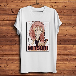 ขายดี!เสื้อยืดลําลอง แขนสั้น พิมพ์ลายอนิเมะ Demon Slayer kimetsu no yaiba สีขาว สไตล์สตรีท สําหรับผู้ชาย และผู้หญิงS-5XL