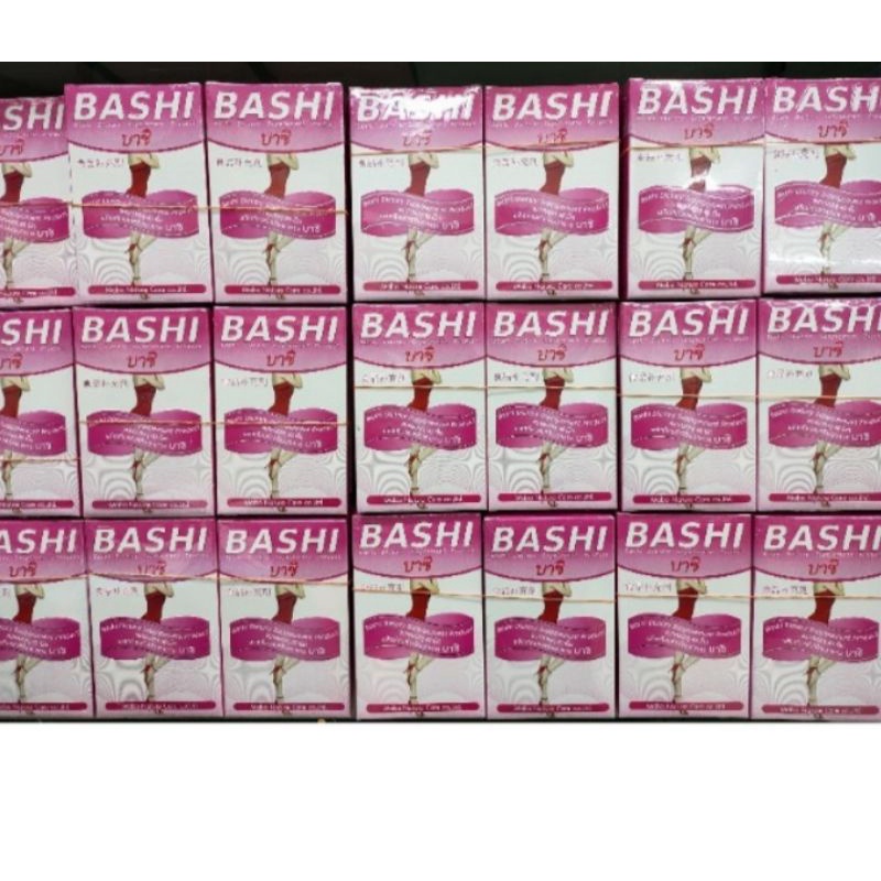 บาชิ BASHI บาชิชมพู กล่องกระดาษ ผลิตภัณฑ์อาหารเสริมลดน้ำหนัก 40แคปซูล