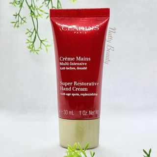 🔥แท้💯%🔥30ml.ผลิตปี65 ครีมทามือ clarins super restorative hand cream / clarins super restorative hand