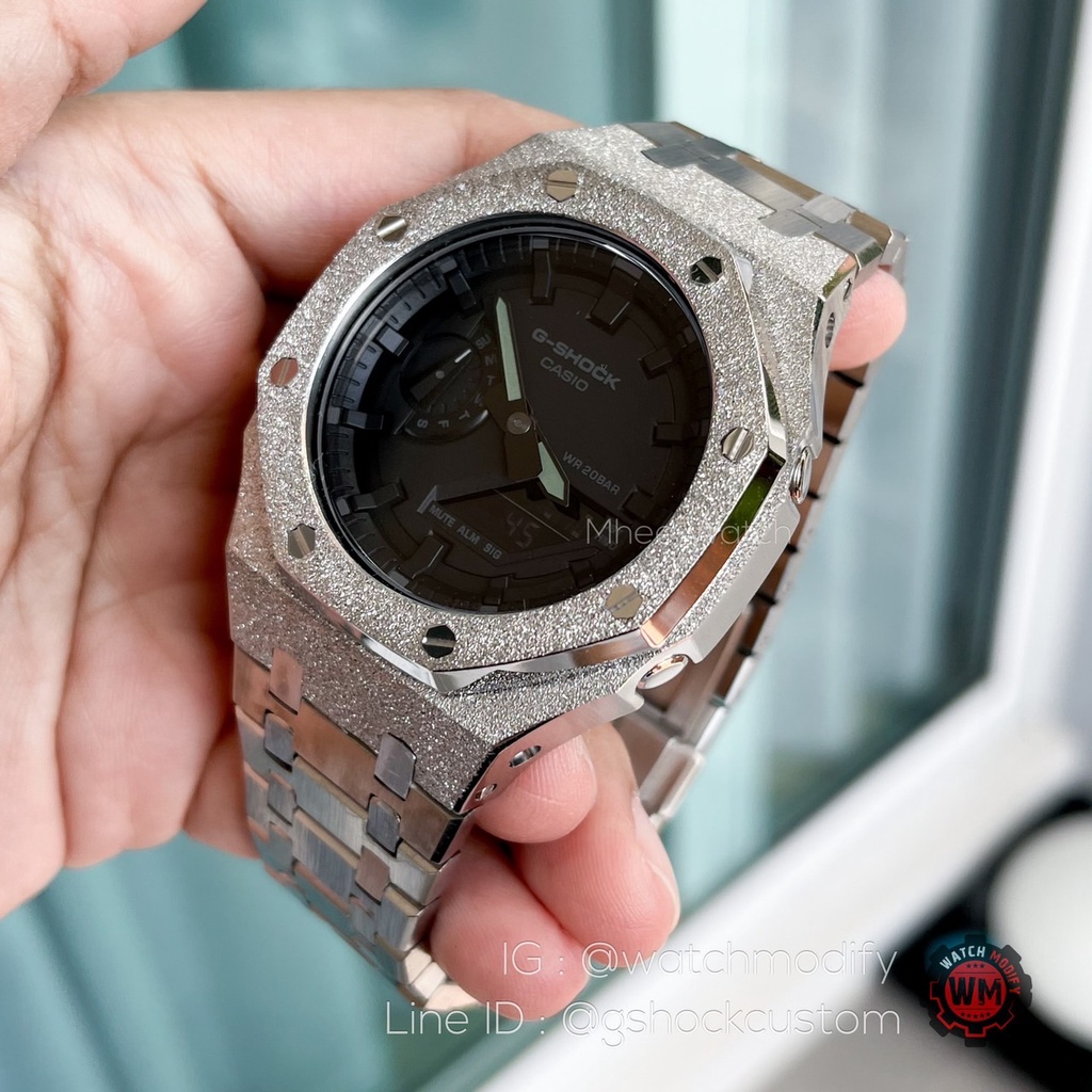 GShock Custom Frosted Gold Color GA21001A1 Gen3 Mod, Authentic Watch