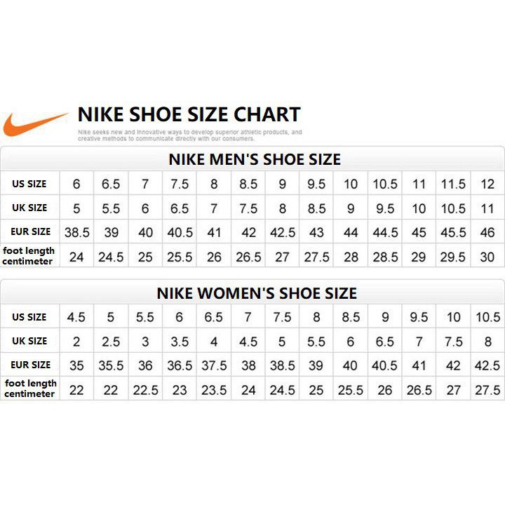 air jordan low size chart