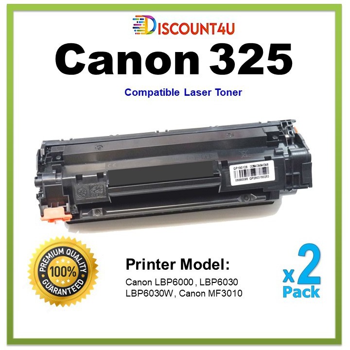 **Pack 2** Discount4U ..ตลับหมึกเลเซอร์ Toner Canon325/325/325BK/325Black ใช้กับ Canon MF3010/LBP600