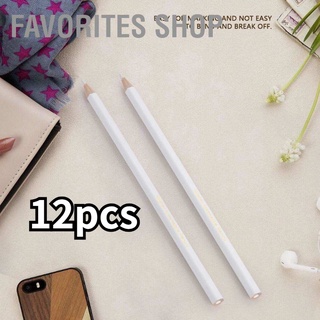 Favorites Shop 12PCS Water Soluble Pencil White Sewing Marking Dressmaker Practical Tool