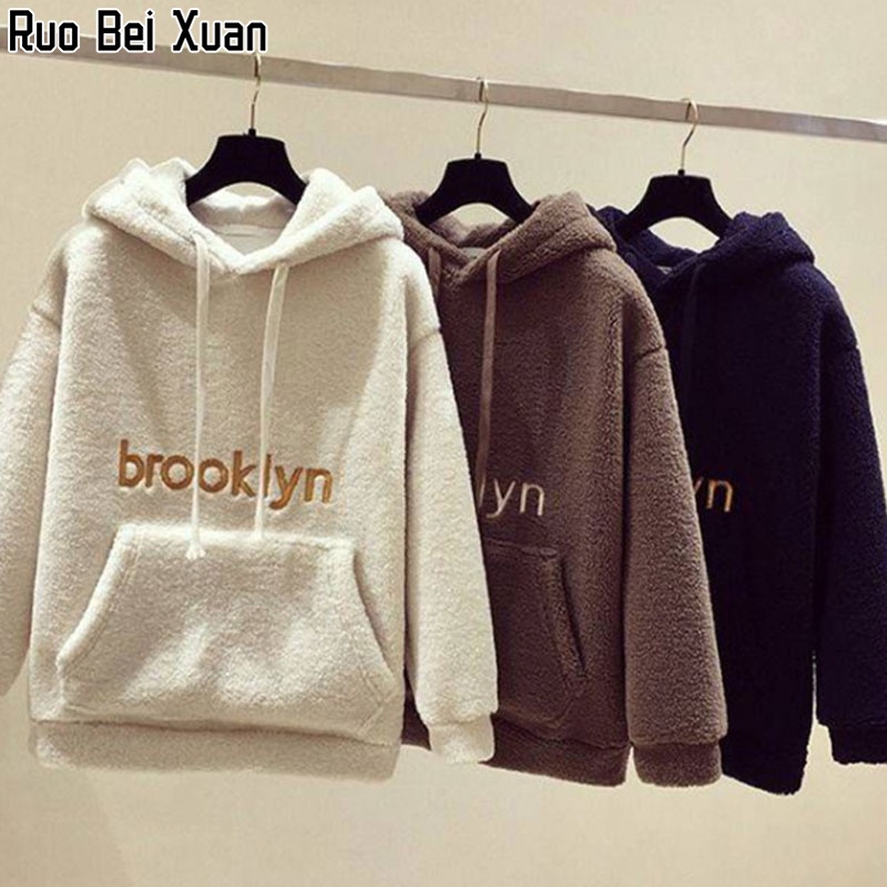 Ruo Bei Xuan เสื้อกันหนาว ทรงหลวม สไตล์เกาหลี สําหรับผู้หญิง