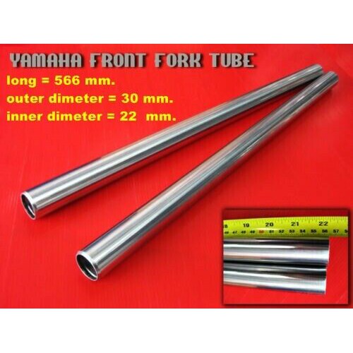 FRONT FORK TUBE SET PAIR (dia. 30 mm.) Fit For YAMAHA DT100X DT100 // แกนโช๊คหน้า งานสวย
