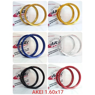 วงล้ออลูมิเนียม AKEI รุ่น HEAVY DUTY ขนาด 1.60x17 จำนวน 2 วง…
