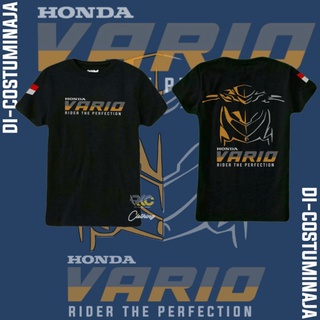 คอตต้อนคอกลมเสื้อยืด พิมพ์ลาย ALL NEW VARIO HONDA UNISEX สําหรับผู้ชาย | เสื้อยืด แขนสั้น สําหรับผู้หญิงS-5XL