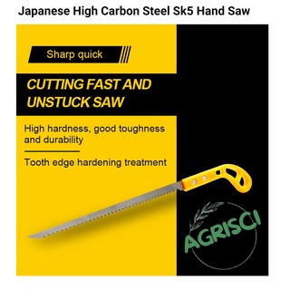 เลื่อยหางหนู เลื่อยบอนไซ เลื่อยญี่ปุ่น Japanese High Carbon Steel Sk5 Hand Saw