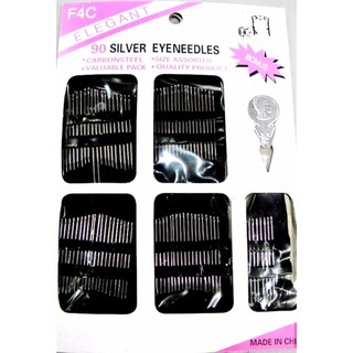 เข็มเย็บผ้า (91 ชิ้น) 91 Silver Needles Kit Set