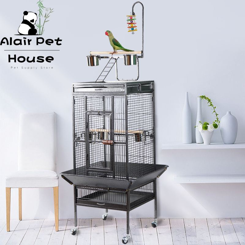 New Acrylic Parrot Luxury Bird Large Villa Breeding Monk Cage 7Wky ...