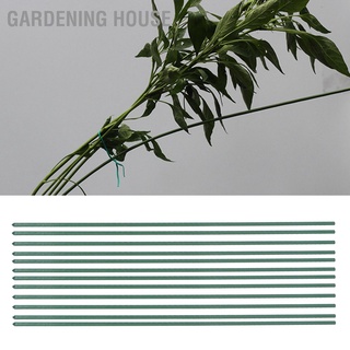 Gardening House ท่อเหล็กพลาสติกเคลือบเรือนกระจกสําหรับปีนเขาตกแต่งสวน 12 ชิ้น