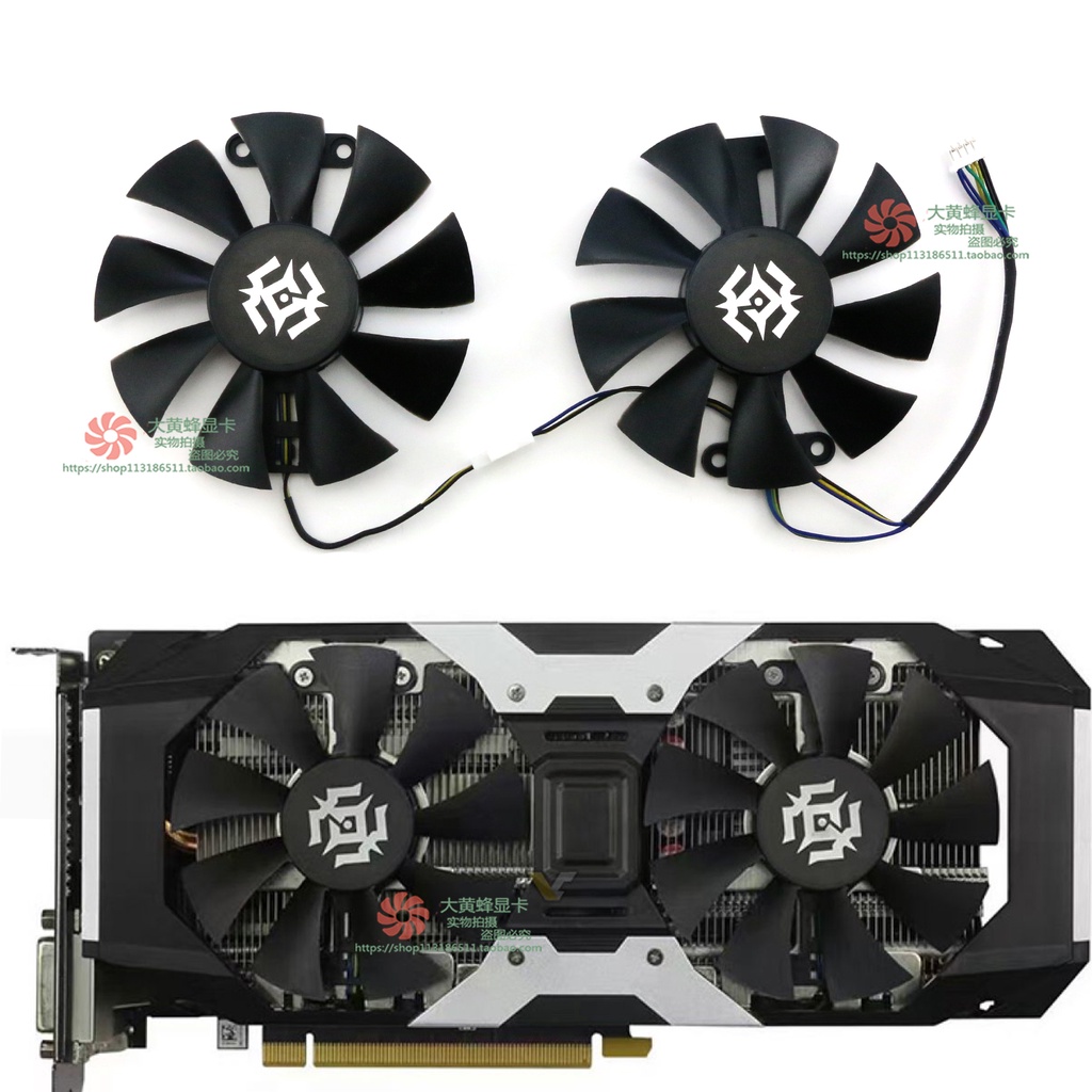 GAMING หม้อน้ํากราฟิก ZOTAC/ZOTAC GTX1050 1050ti 1060 X-GAMING พัดลมกราฟิก GA91S2H