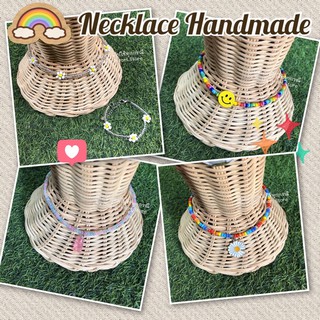 มี20กว่าแบบ💓สร้อยคอsmily ลูกปัด Handmade งานน่ารักมากก💓