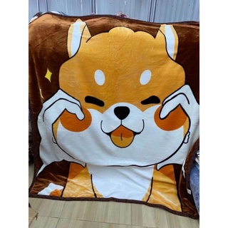👍👍ผ้าห่ม​ขนสั้น ผ้านิ่มแบบหนาขนสั้น 6 ฟุต   180*220ซม 💖