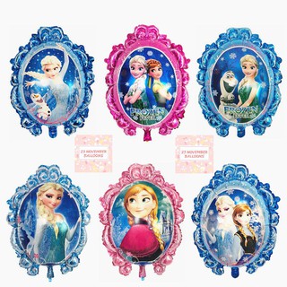 🎈ลูกโป่งฟอยล์สกรีน 2 หน้าลาย เอลซ่า เเอนนา Frozen