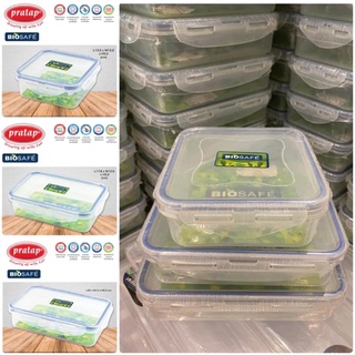 กล่องอาหาร BIOSAFE  มี 3 ขนาด 760ml. / 600ml. / 470ml. ให้เลือก
