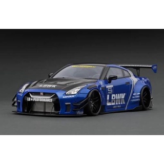 Ignition Model : IG2340 1/18 LB-WORKS Nissan GT-R R35 type 2 Blue