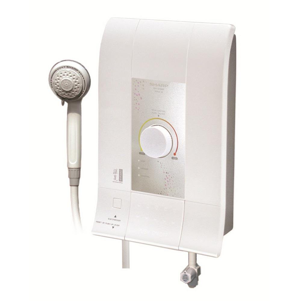 Water heater SHOWER HEATER SHARP WH-236E 3500W WHITE Hot water heaters Water supply system เครื่องทำน้ำอุ่น เครื่องทำน้ำ