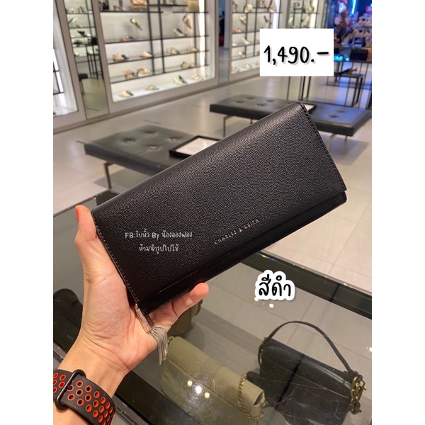 Tassel Detail Long Wallet - Black(แท้100%ช็อปไทย)พร้อมส่ง อปก.ครบพร้อมถุงแบรนด์