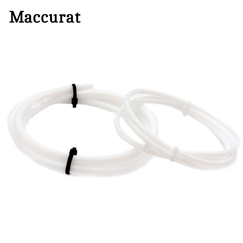 Maccurat 1M PTFE Tube Teflon PiPe 3D เครื่องพิมพ์ J-head Hotend Bowden Extruder V5 V6 1.75 มม.3 มม.3